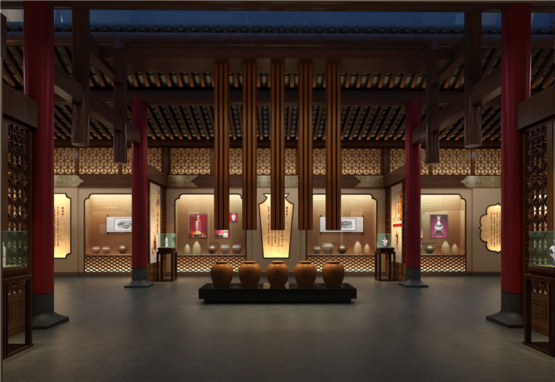 中式展厅设计中，中式家具展厅有怎么的特点？