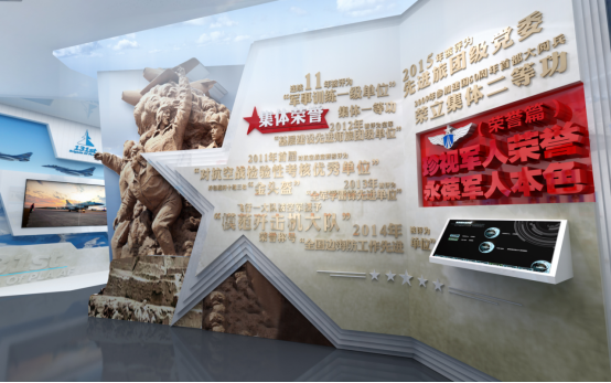 云南某空军队列展馆