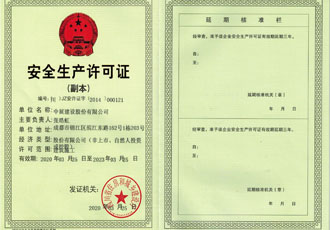 安全出产许可证